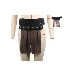 Leatherlike Tunic Skirt