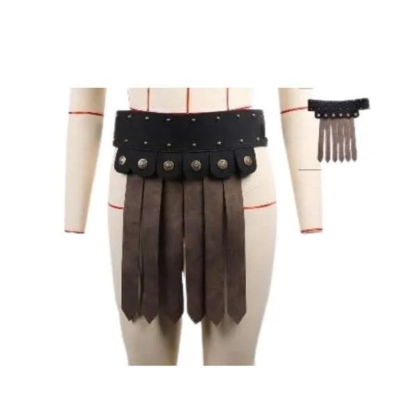 Leatherlike Tunic Skirt