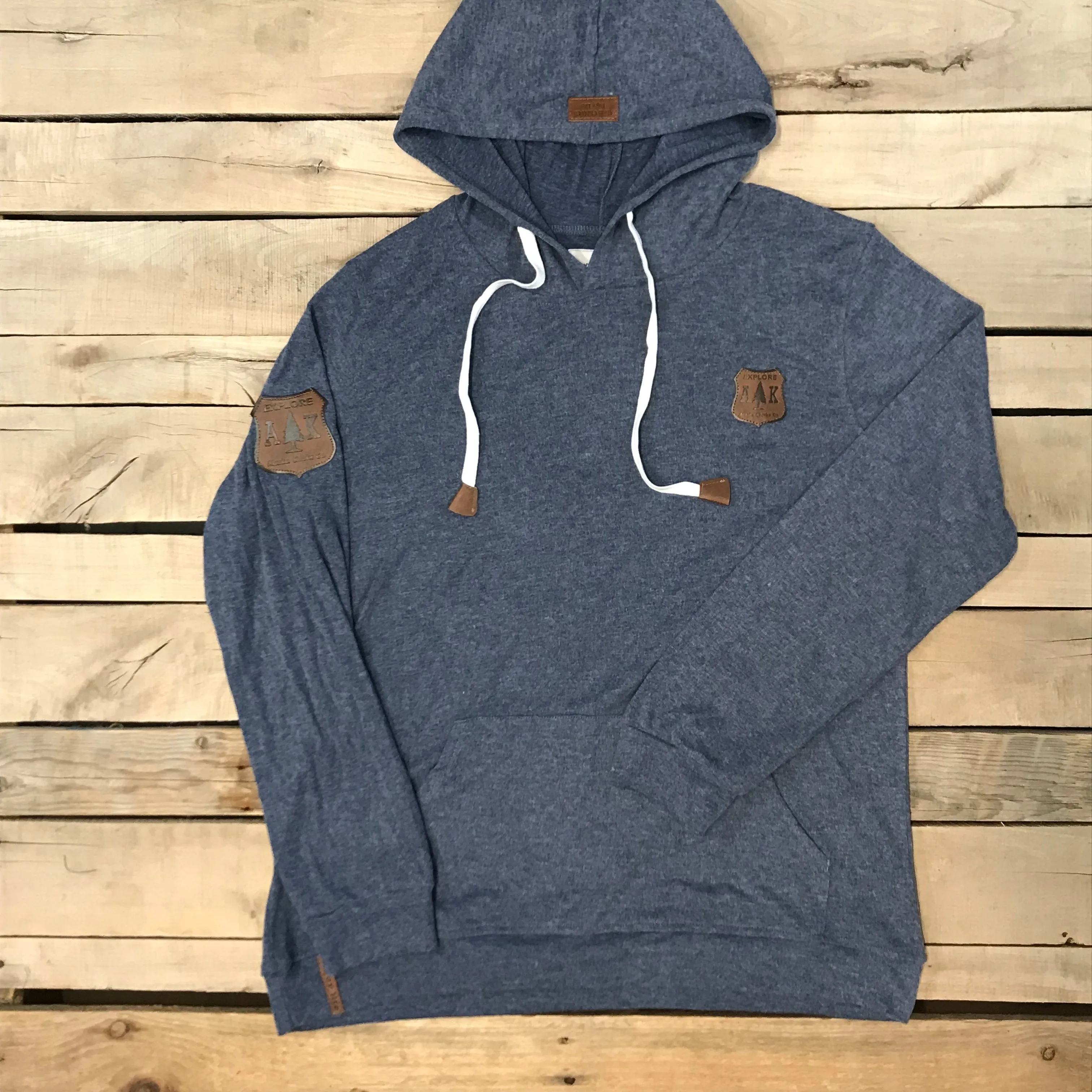 Lightweight Solid T-Shirt Hoodie