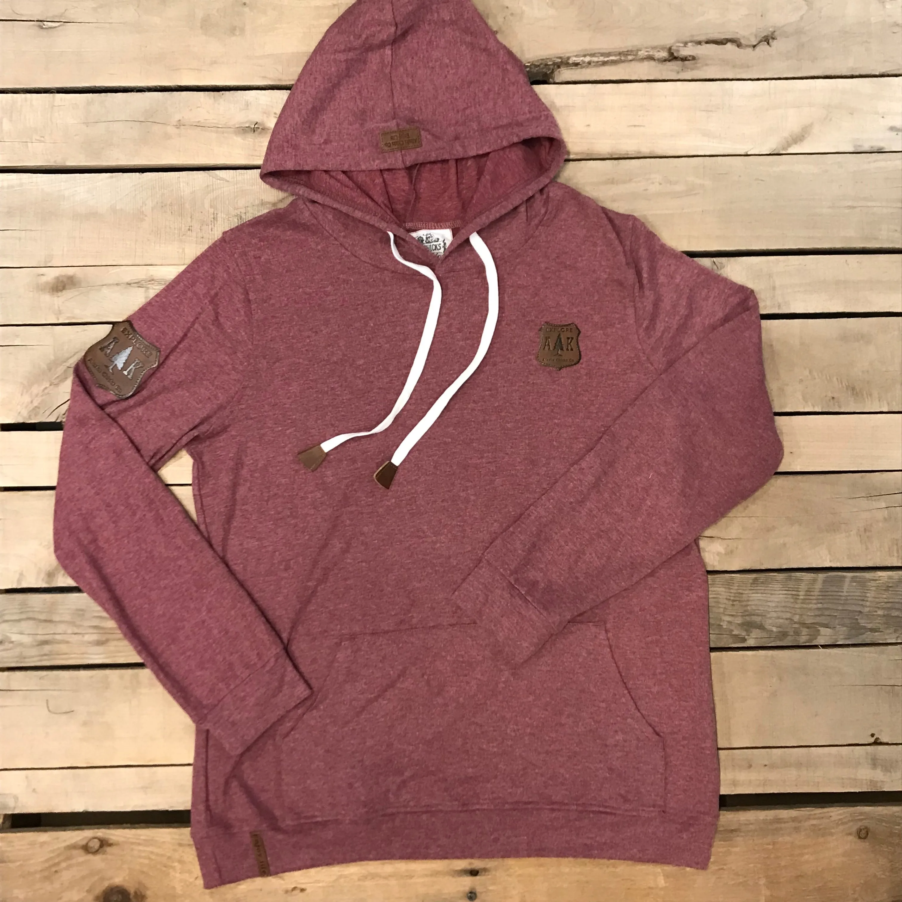 Lightweight Solid T-Shirt Hoodie