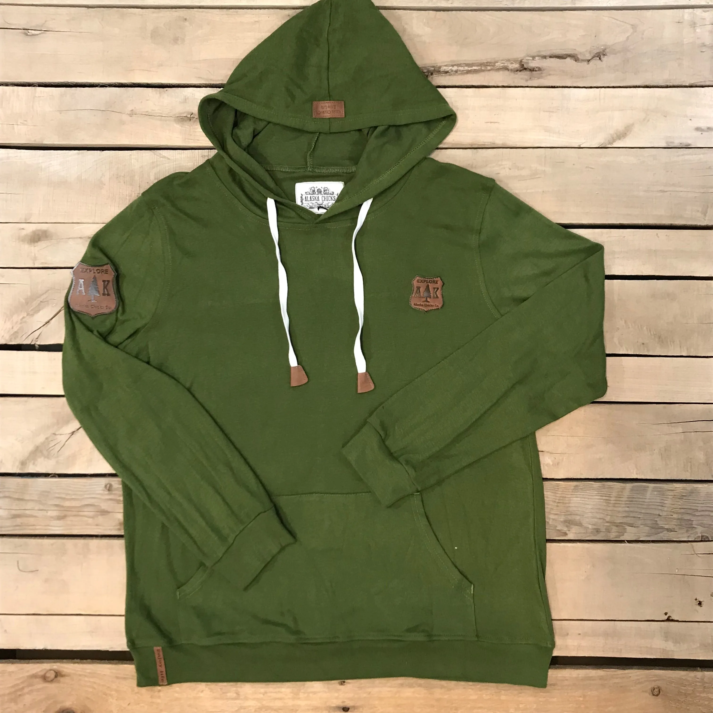 Lightweight Solid T-Shirt Hoodie