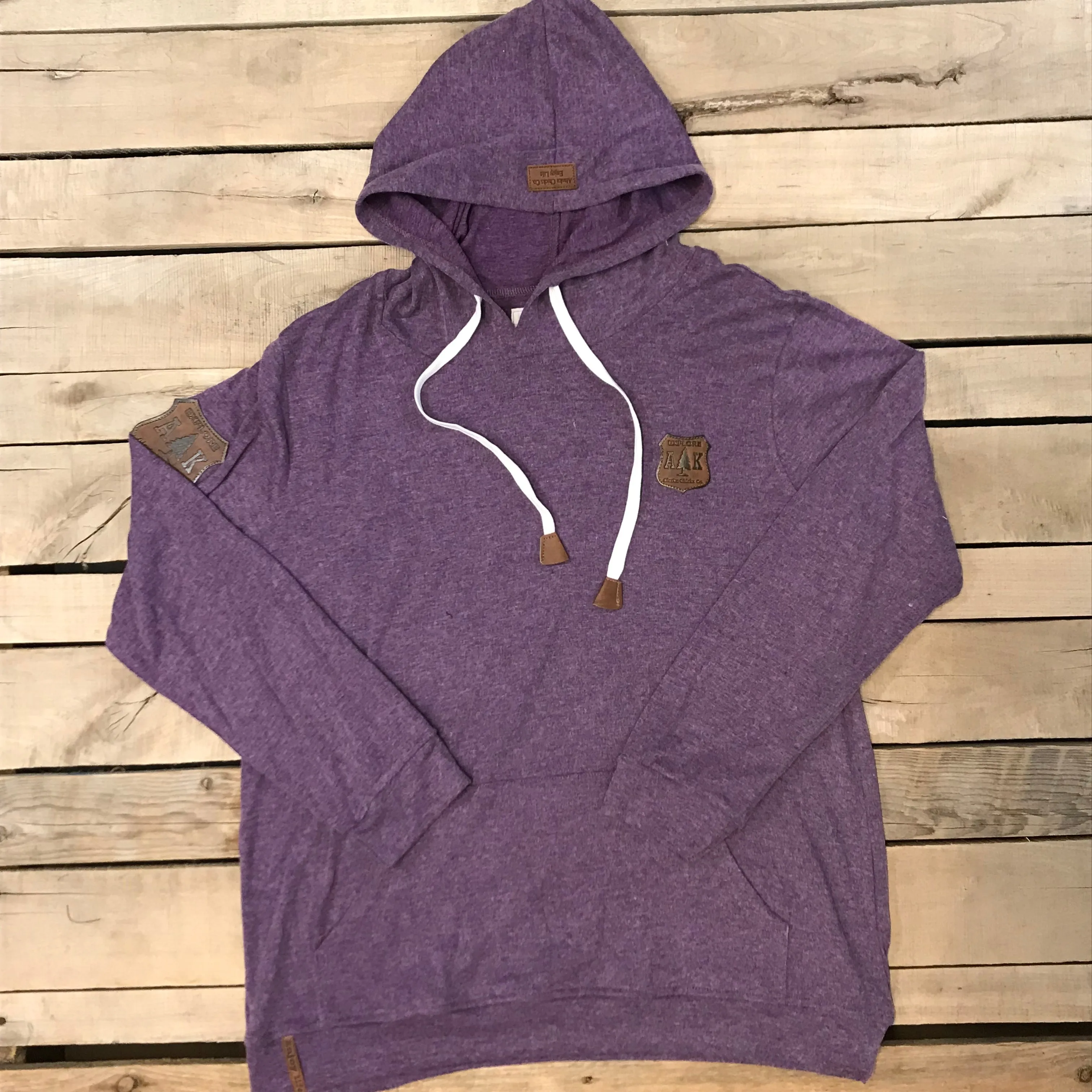 Lightweight Solid T-Shirt Hoodie