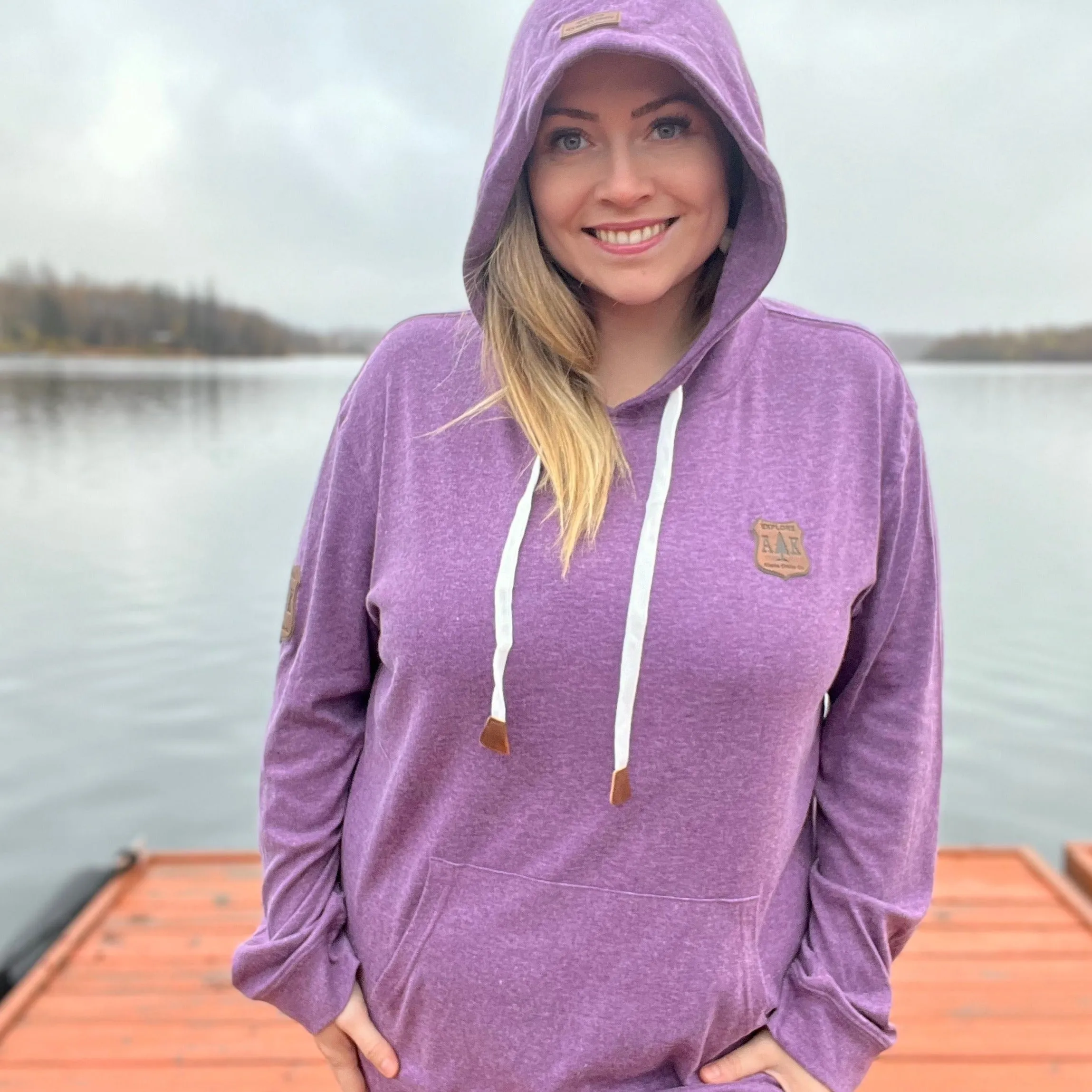 Lightweight Solid T-Shirt Hoodie
