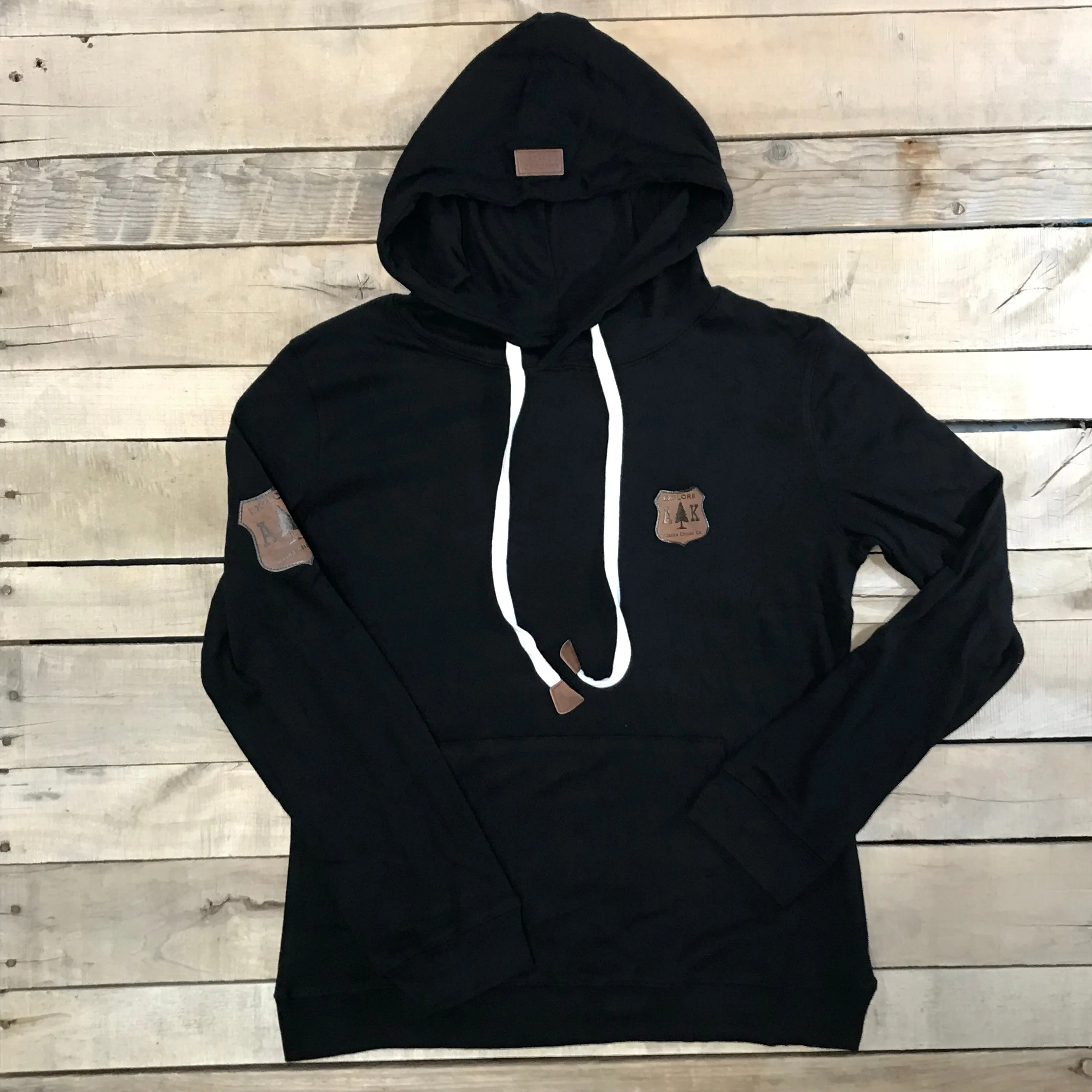 Lightweight Solid T-Shirt Hoodie