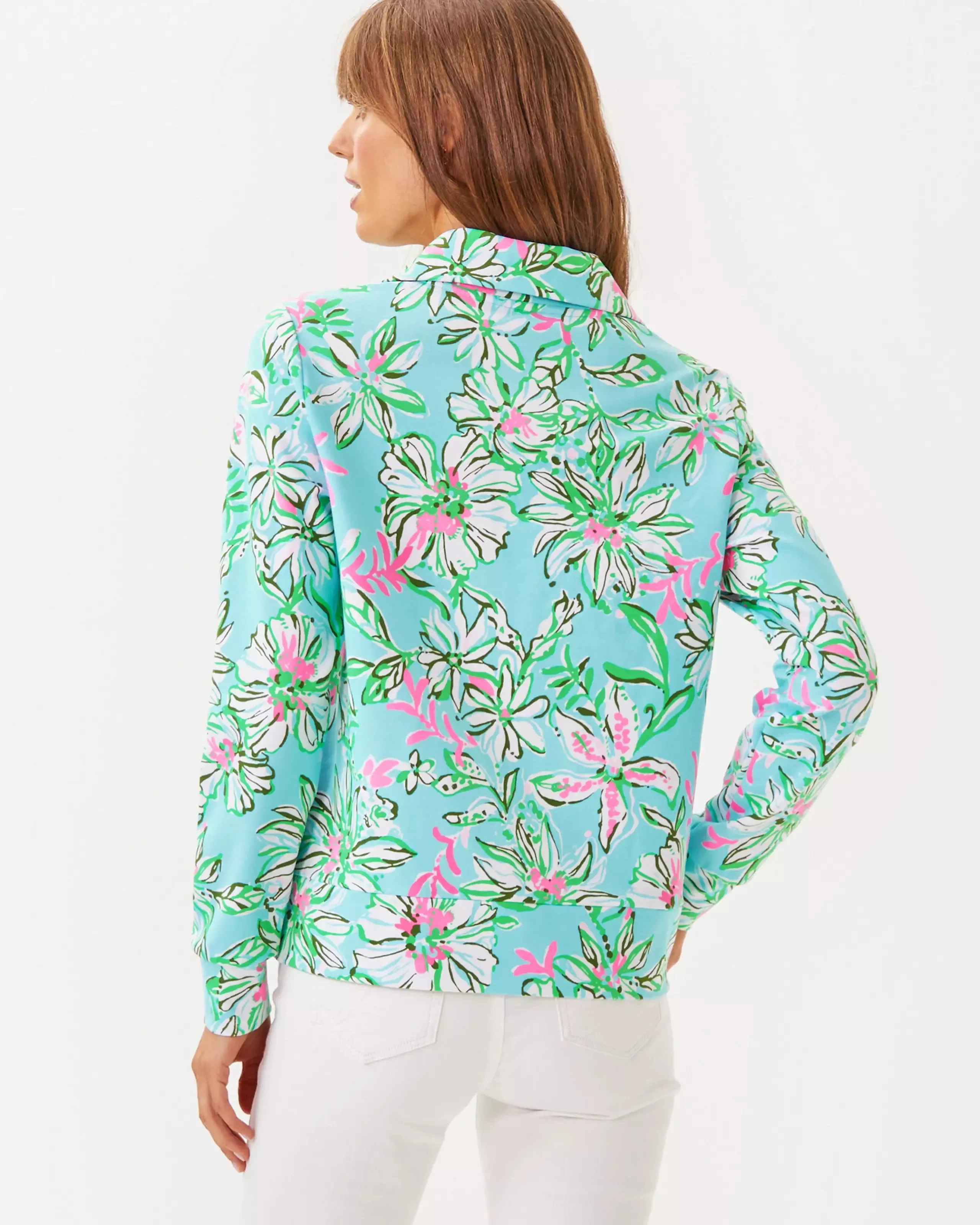Lilly Pulitzer UPF 50  Eleni Pullover Multi Sun Of A Bun