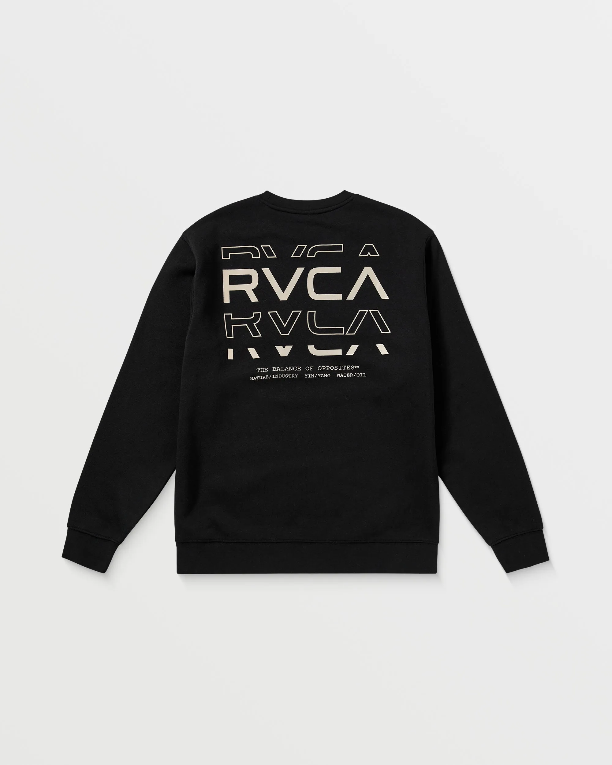 Logo Shatter Crew Sweatshirt - Black
