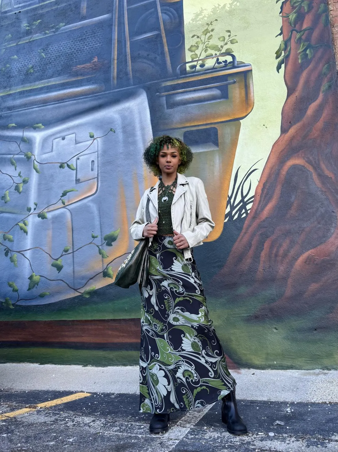 Long Bias Skirt- Gable