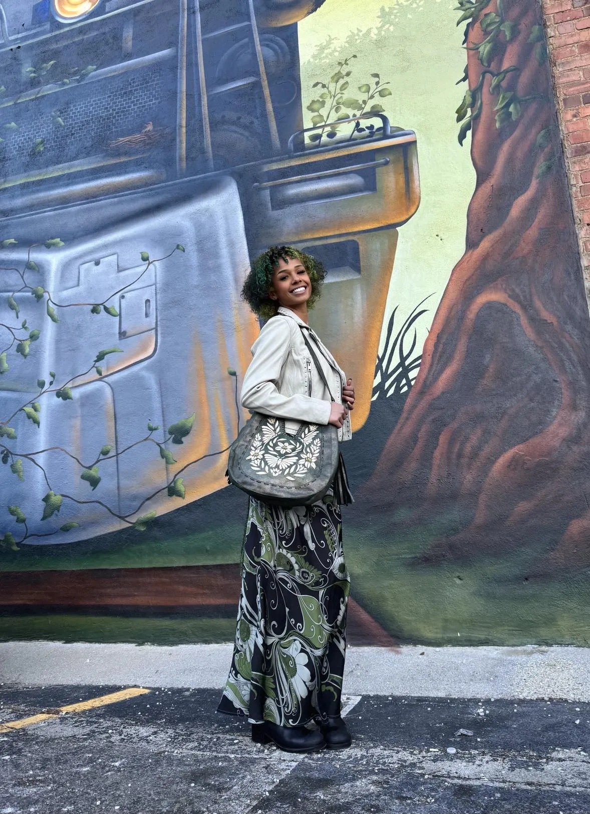 Long Bias Skirt- Gable