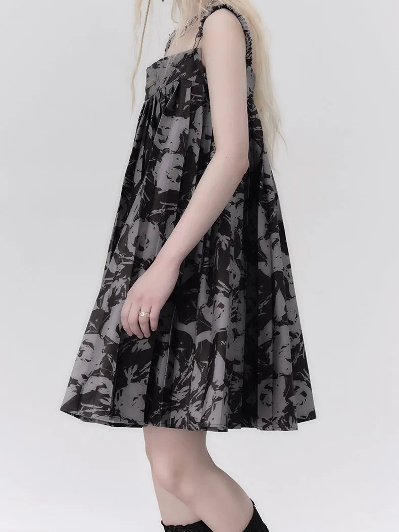 Loose Pleat Doll Sling Skirt