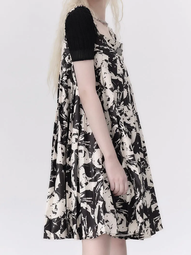 Loose Pleat Doll Sling Skirt