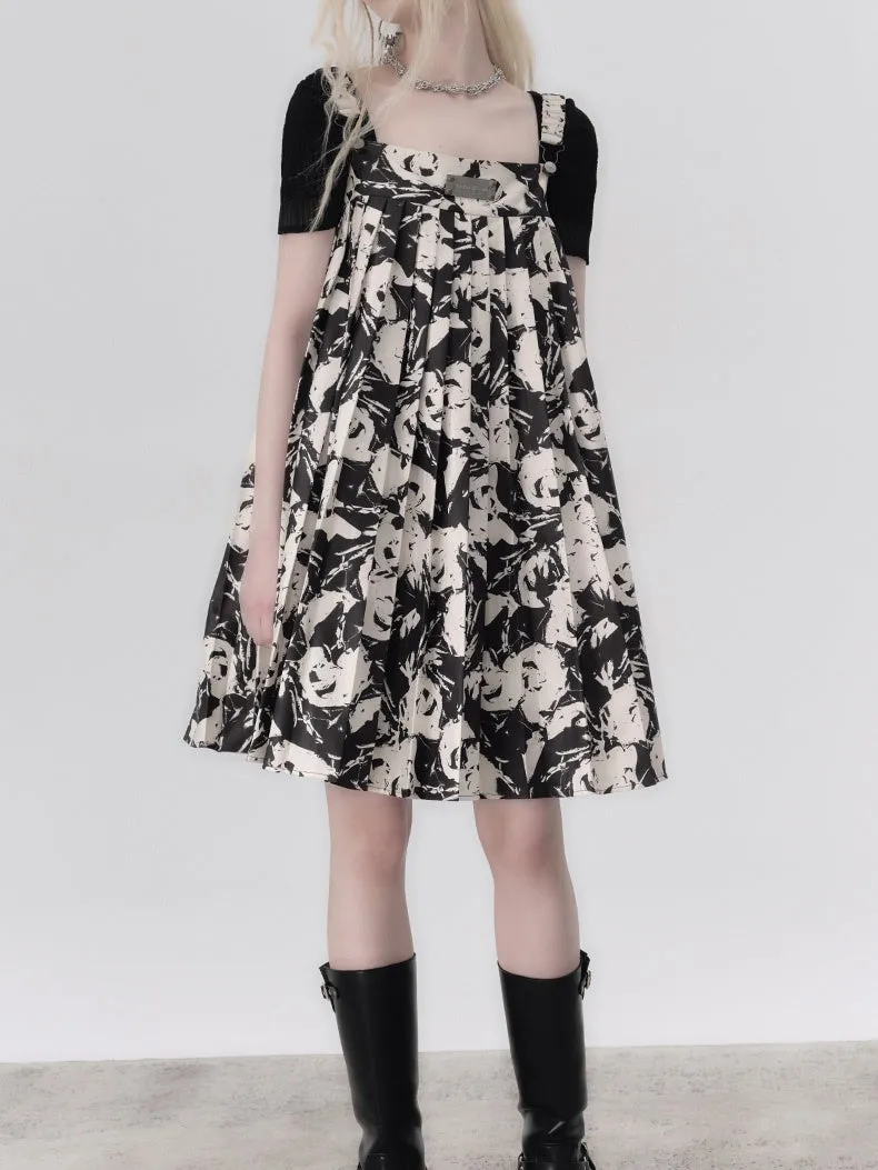 Loose Pleat Doll Sling Skirt