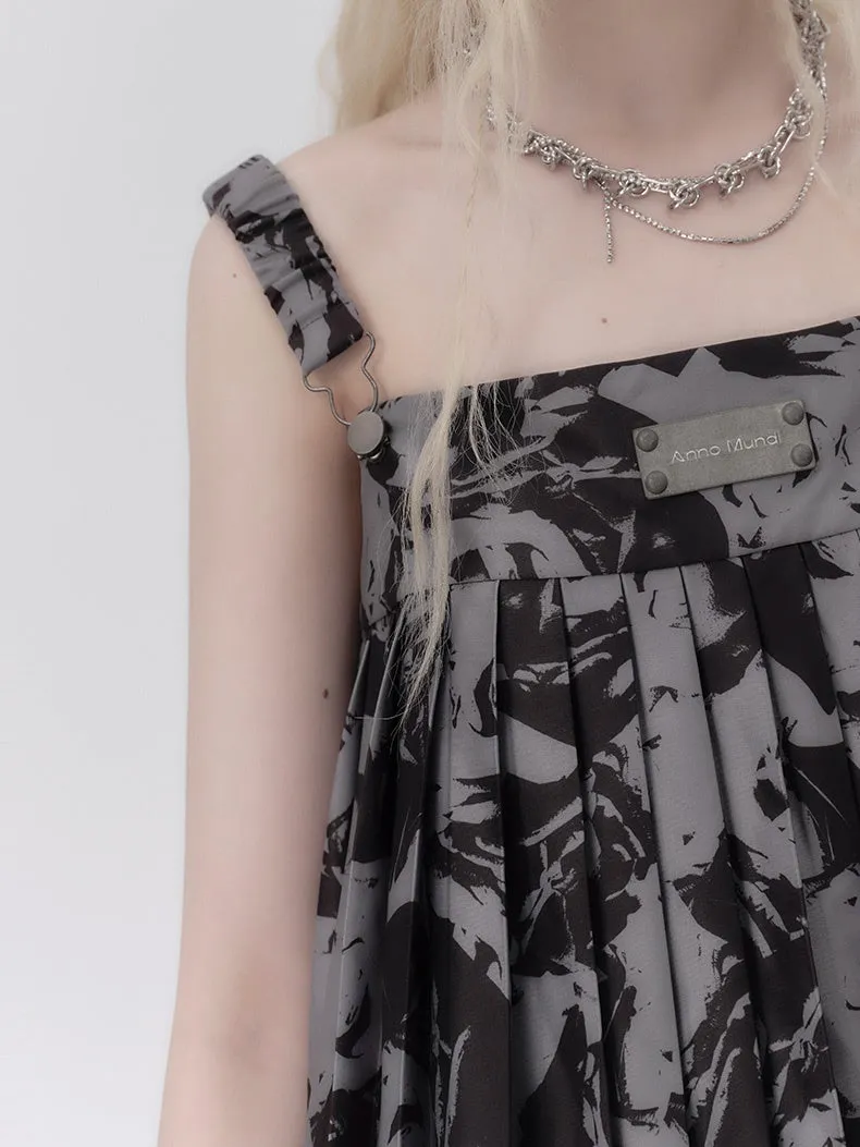 Loose Pleat Doll Sling Skirt