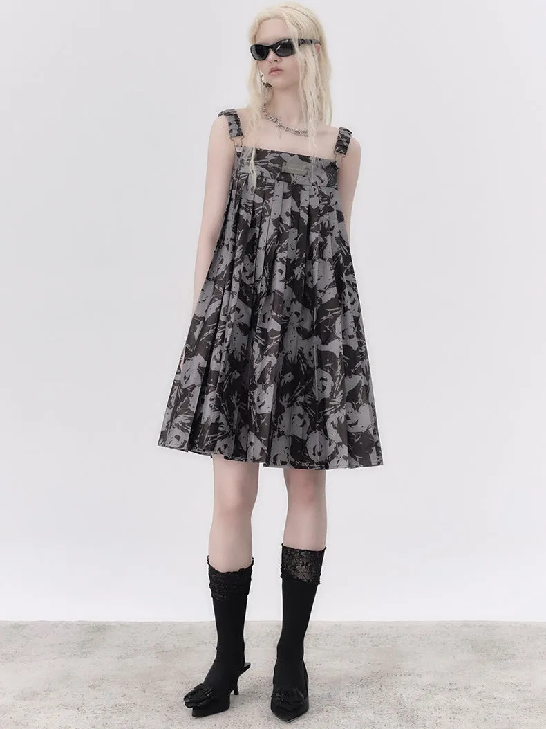 Loose Pleat Doll Sling Skirt