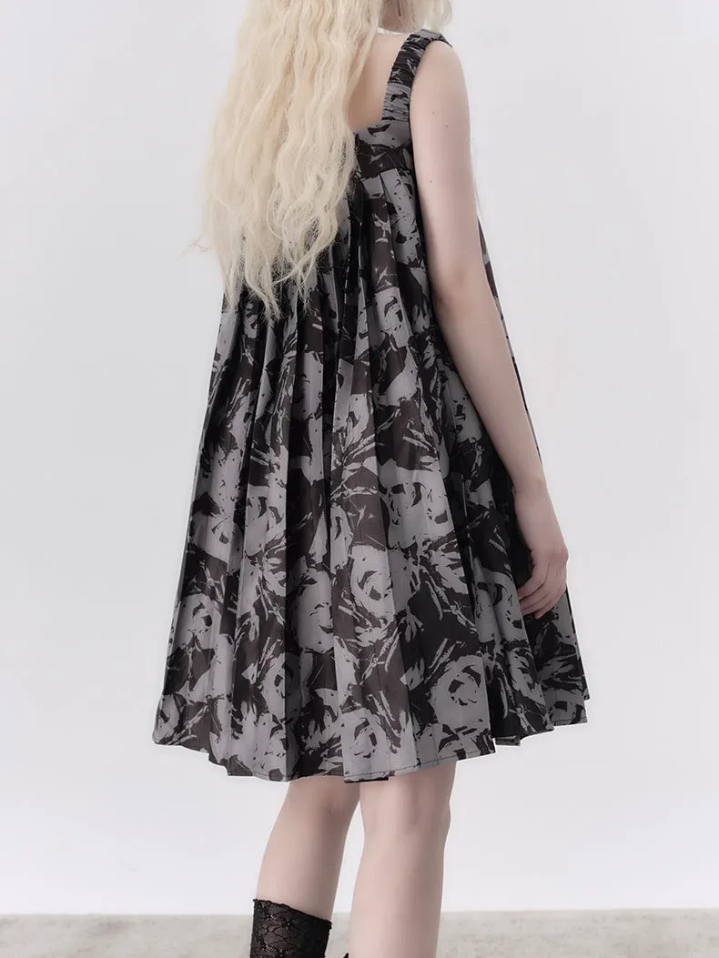 Loose Pleat Doll Sling Skirt
