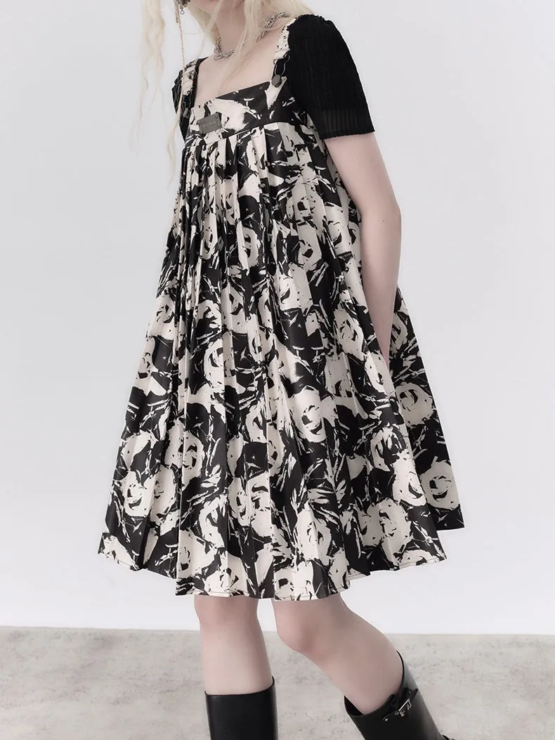 Loose Pleat Doll Sling Skirt