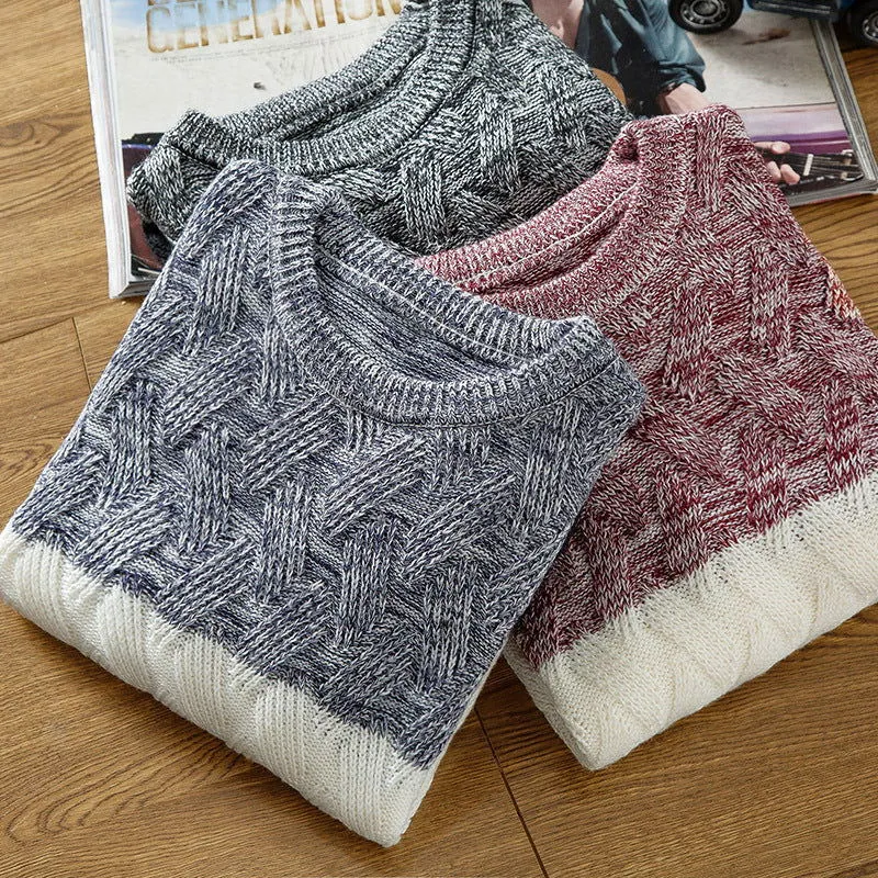 LovelyRLovely Slim Round Neck Pullover Sweater
