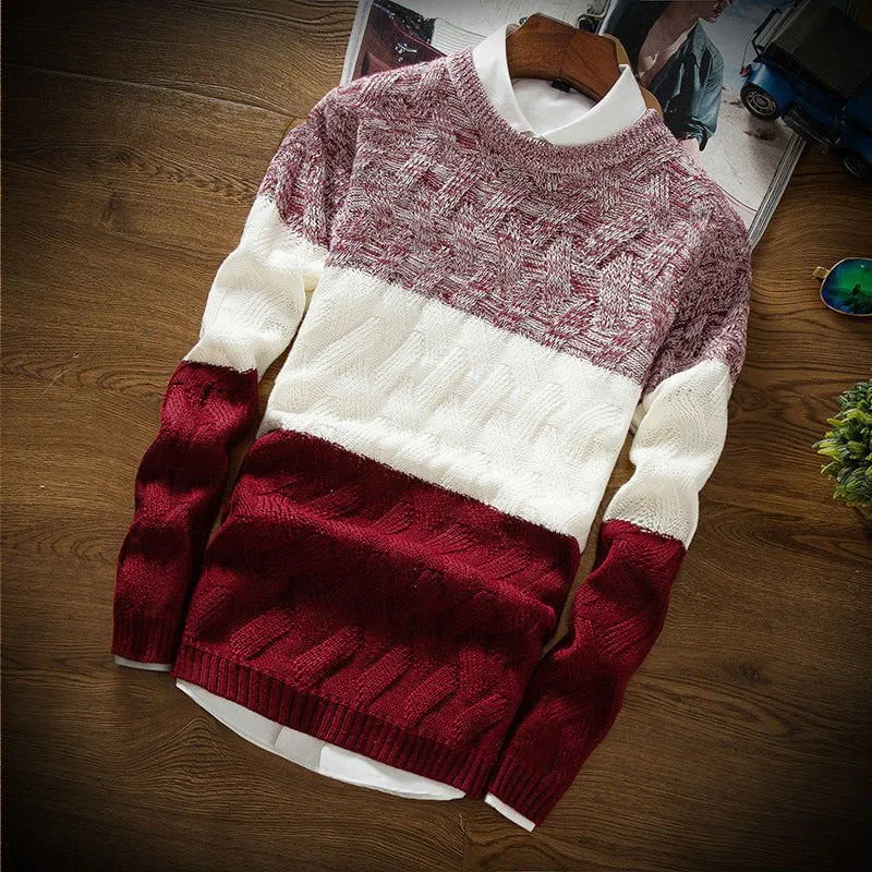 LovelyRLovely Slim Round Neck Pullover Sweater