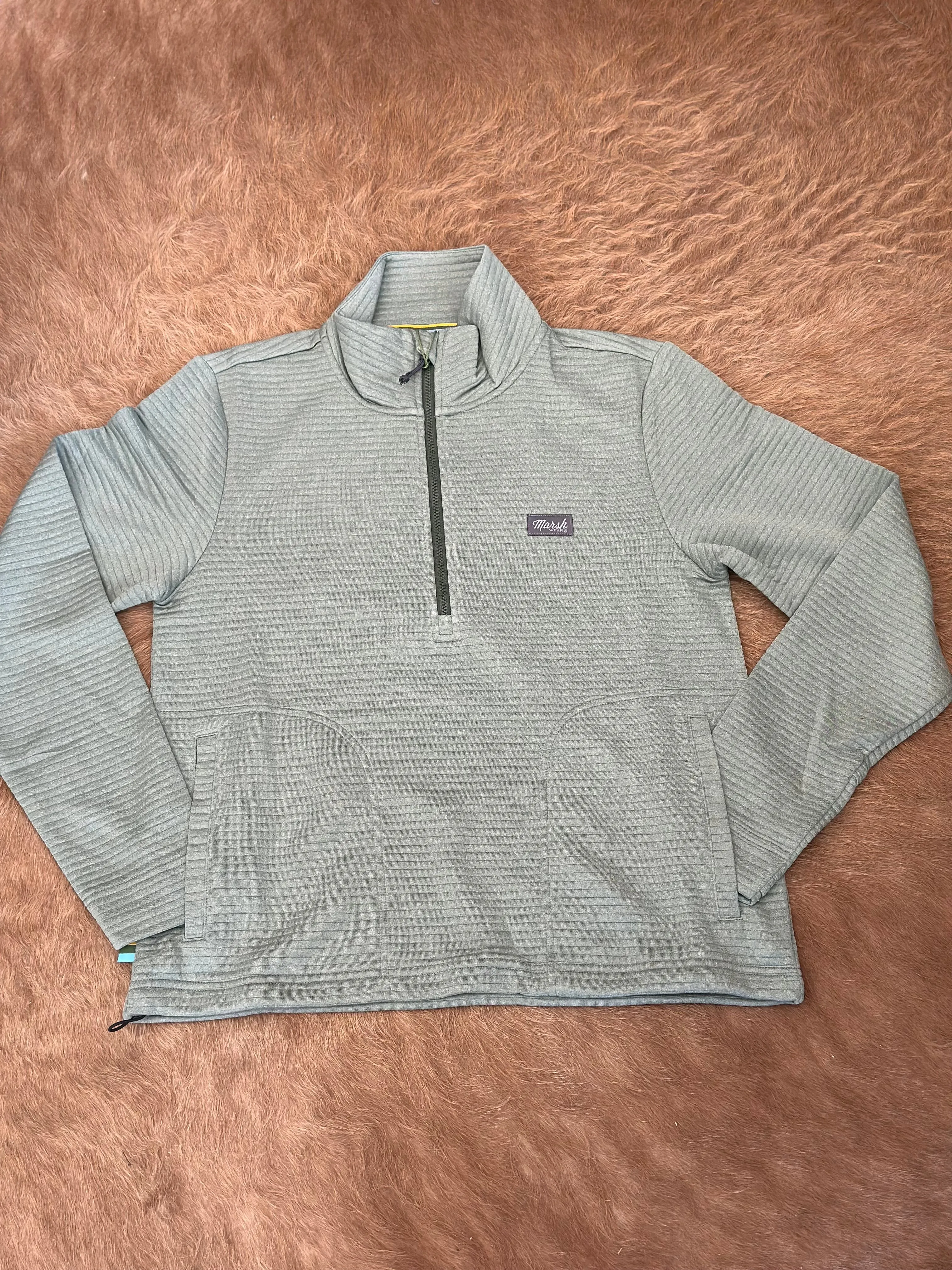 Marsh Wear Women's Sullivan 1/4 Zip- Lily Pad
