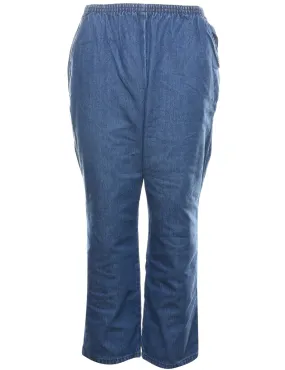 Medium Wash Denim Trousers - W24 L27