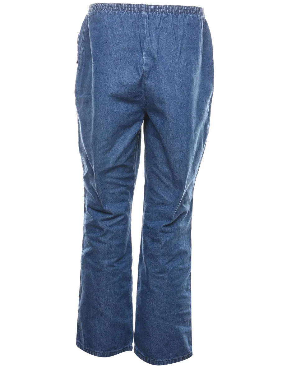 Medium Wash Denim Trousers - W24 L27