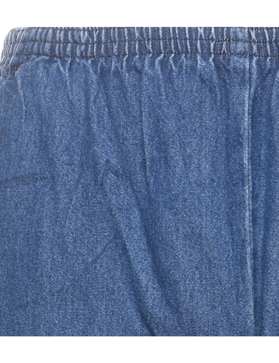 Medium Wash Denim Trousers - W24 L27