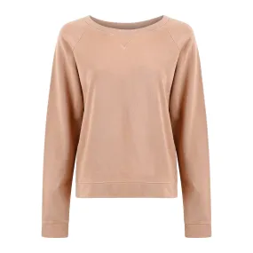 Melody Everyday Organic Cotton Pullover Sweatshirt - Camel
