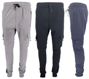 Men's Cargo Combat Trouser Elasticated Lightweight Work Trousers Pants Bottoms