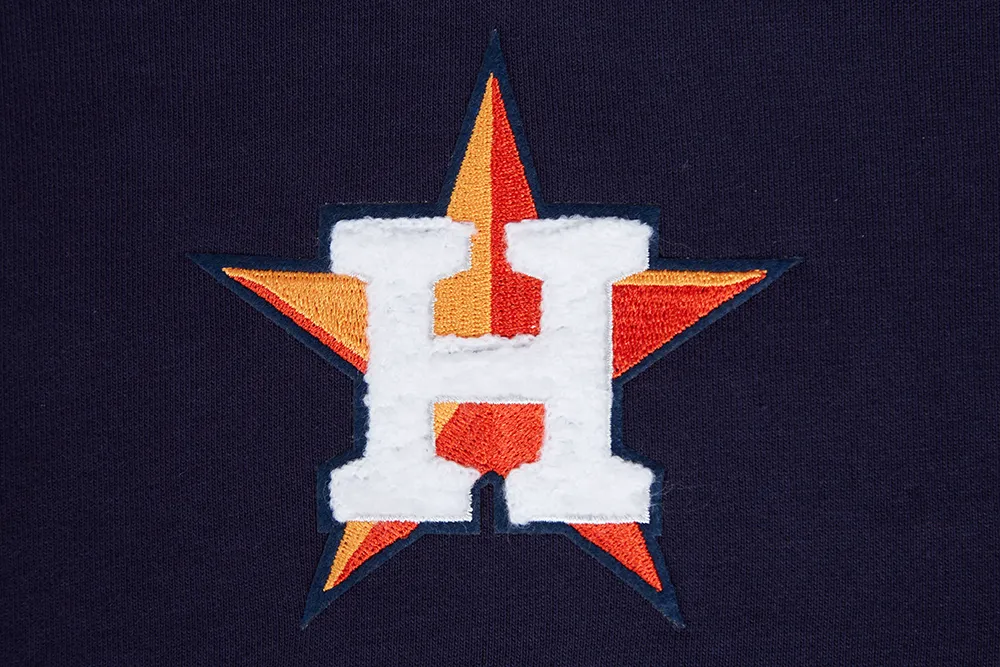 MLB HOUSTON ASTROS CLASSIC WOMEN'S CROPPED PO HOODIE (MIDNIGHT NAVY)
