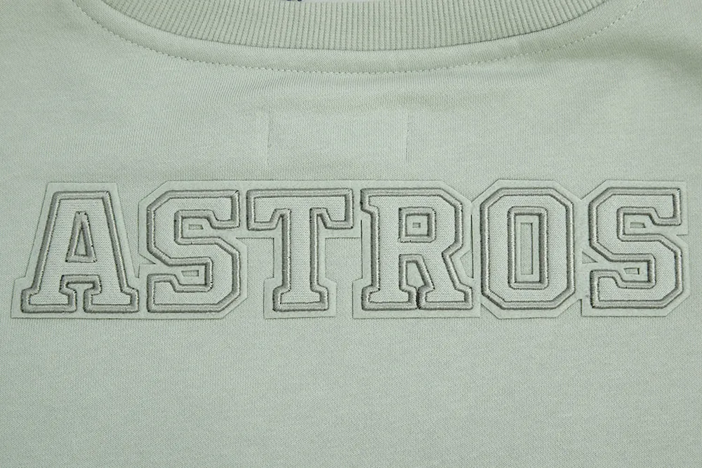 MLB HOUSTON ASTROS NEUTRAL WOMEN'S CREWNECK (MOSS)