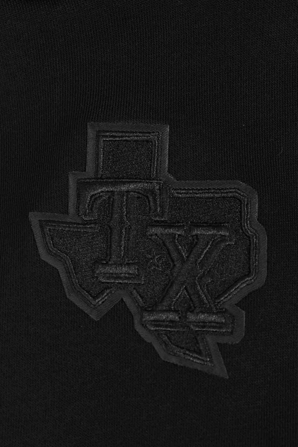 MLB TEXAS RANGERS NEUTRAL WOMEN'S CREWNECK (BLACK)