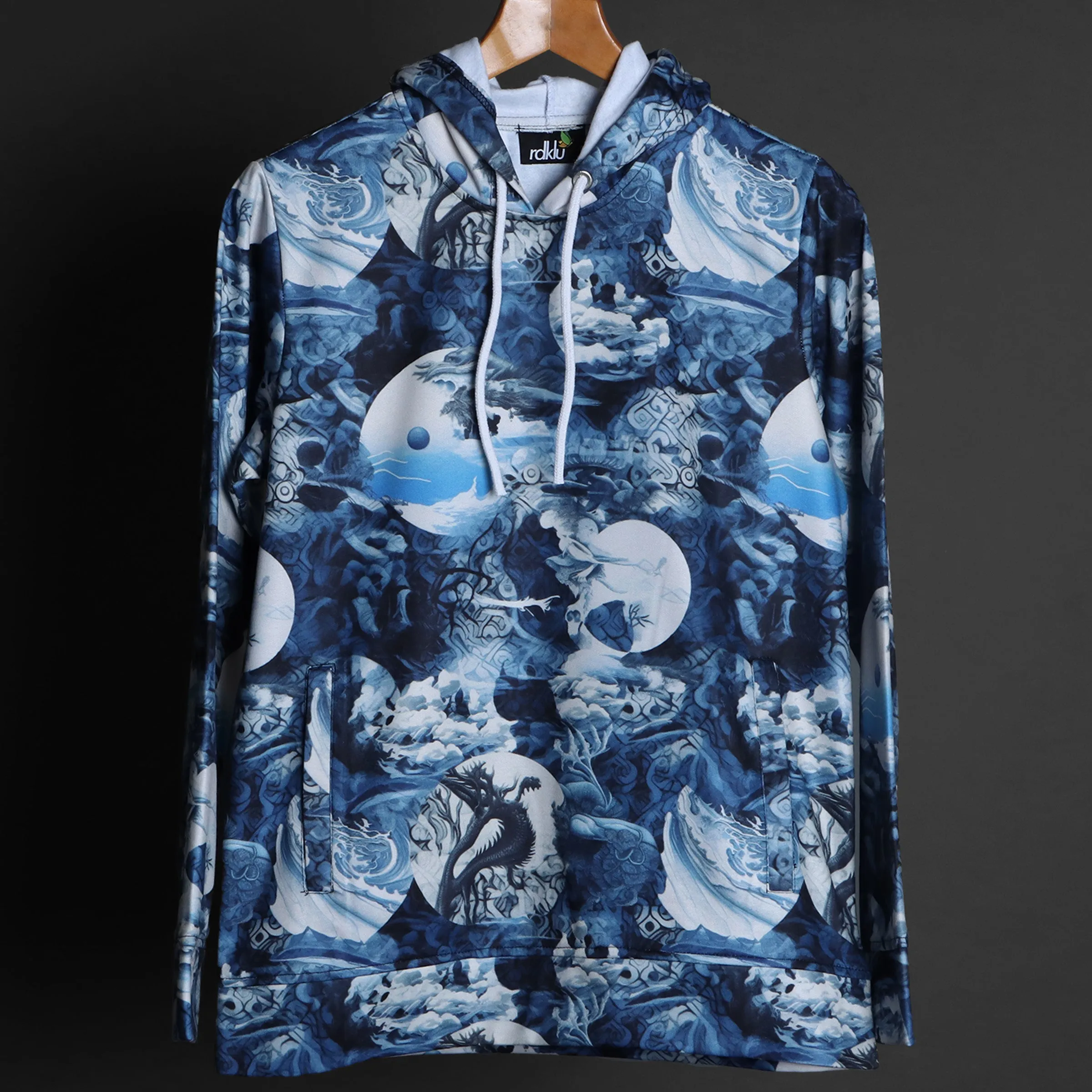 Moon Printed Hoodie#33