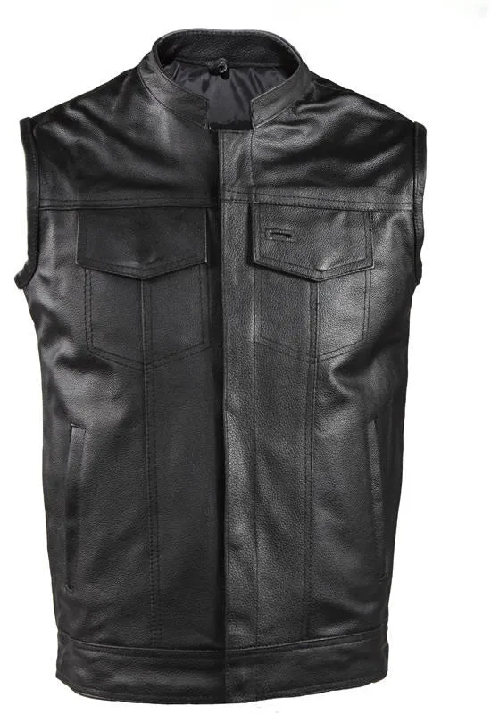 Motorcycle Club Vest With Gun Pockets Heavy Duty Club Vest