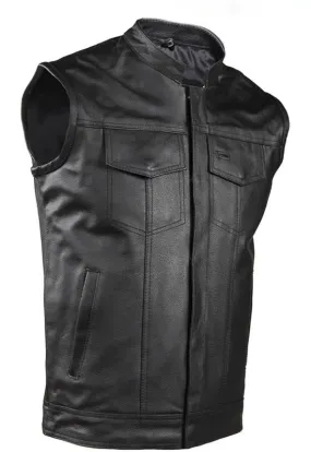 Motorcycle Club Vest With Gun Pockets Heavy Duty Club Vest