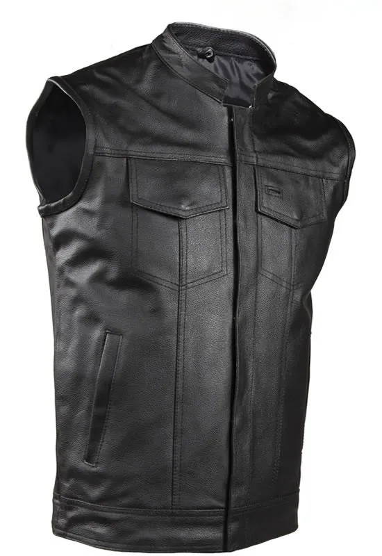 Motorcycle Club Vest With Gun Pockets Heavy Duty Club Vest