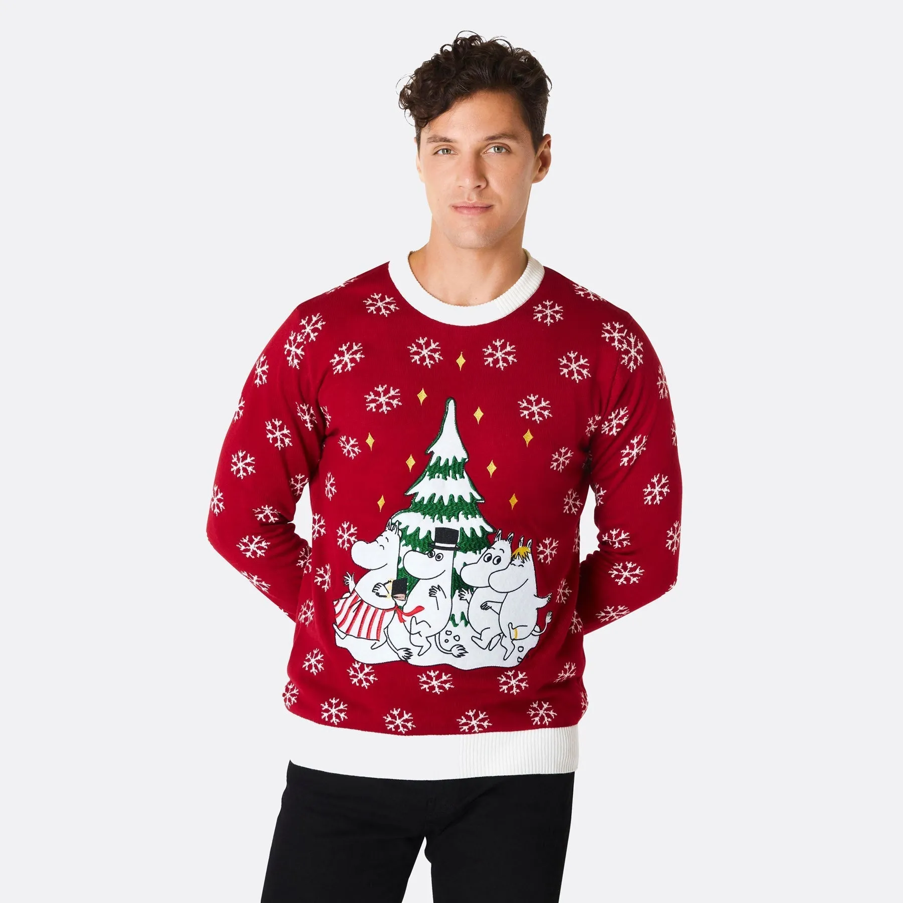 Mumins Weihnachtspullover Herren