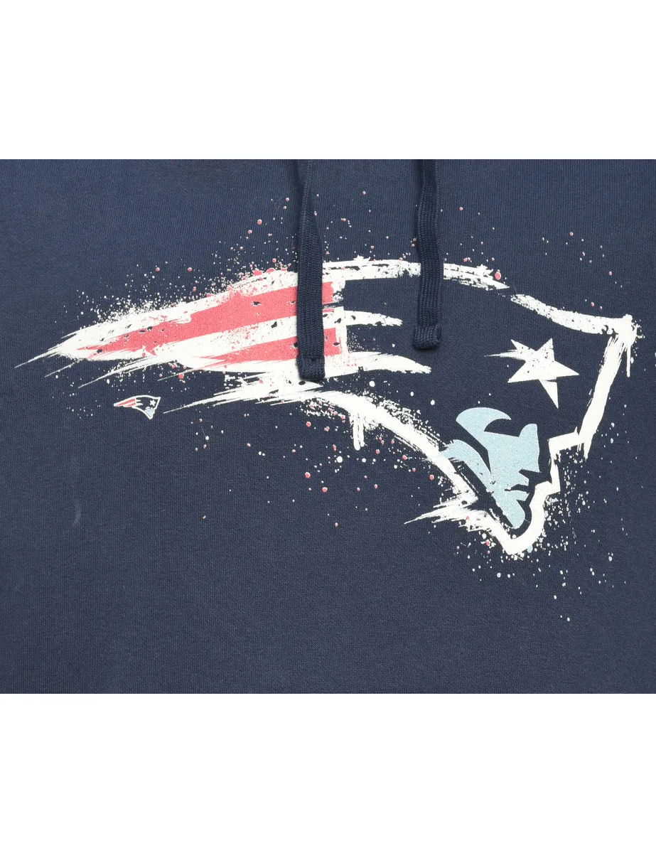 Navy Patriots Hoodie - L