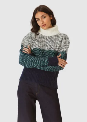 NORTZA Alpaka Pullover navy | SKFK