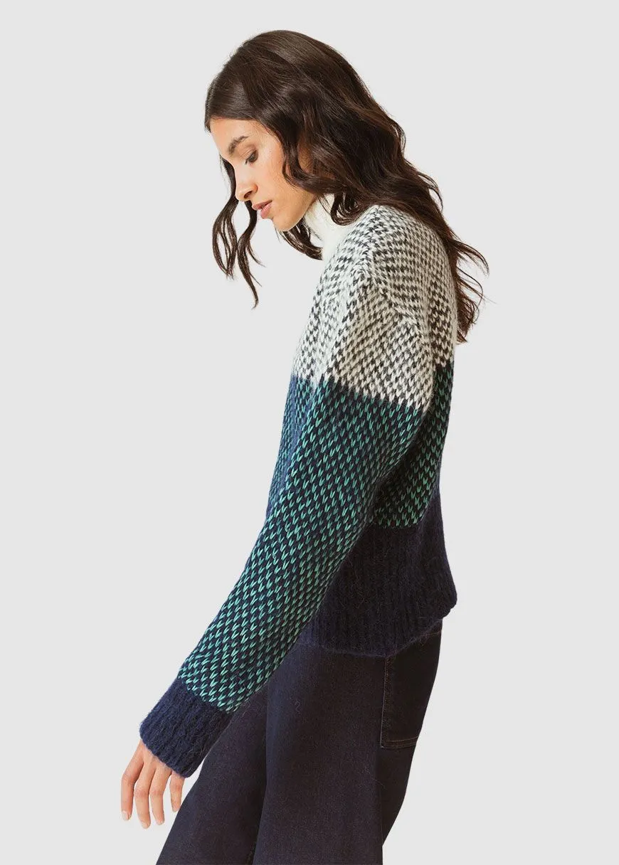 NORTZA Alpaka Pullover navy | SKFK