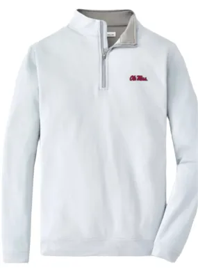Ole Miss Performance Pullover (White)