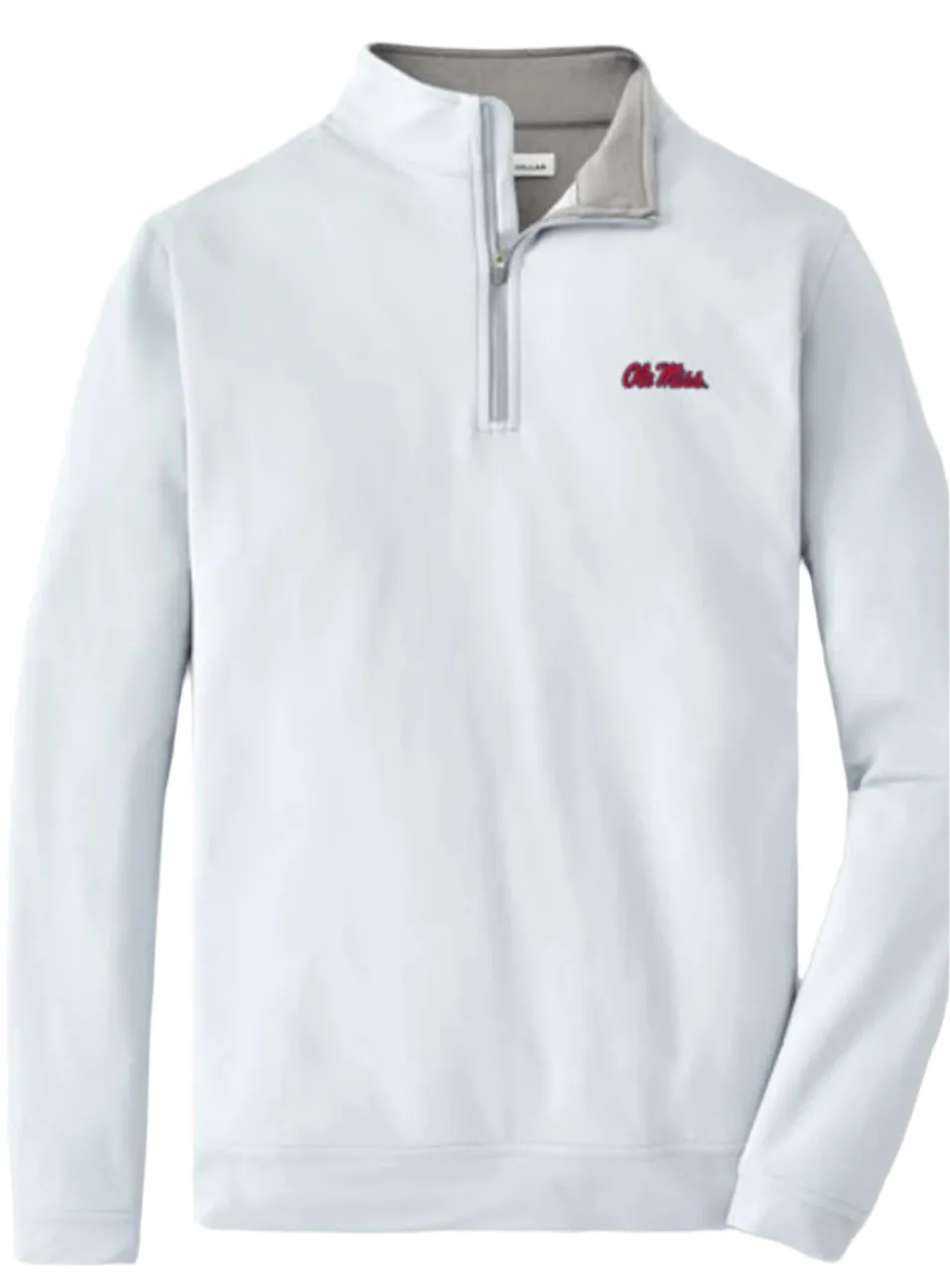 Ole Miss Performance Pullover (White)