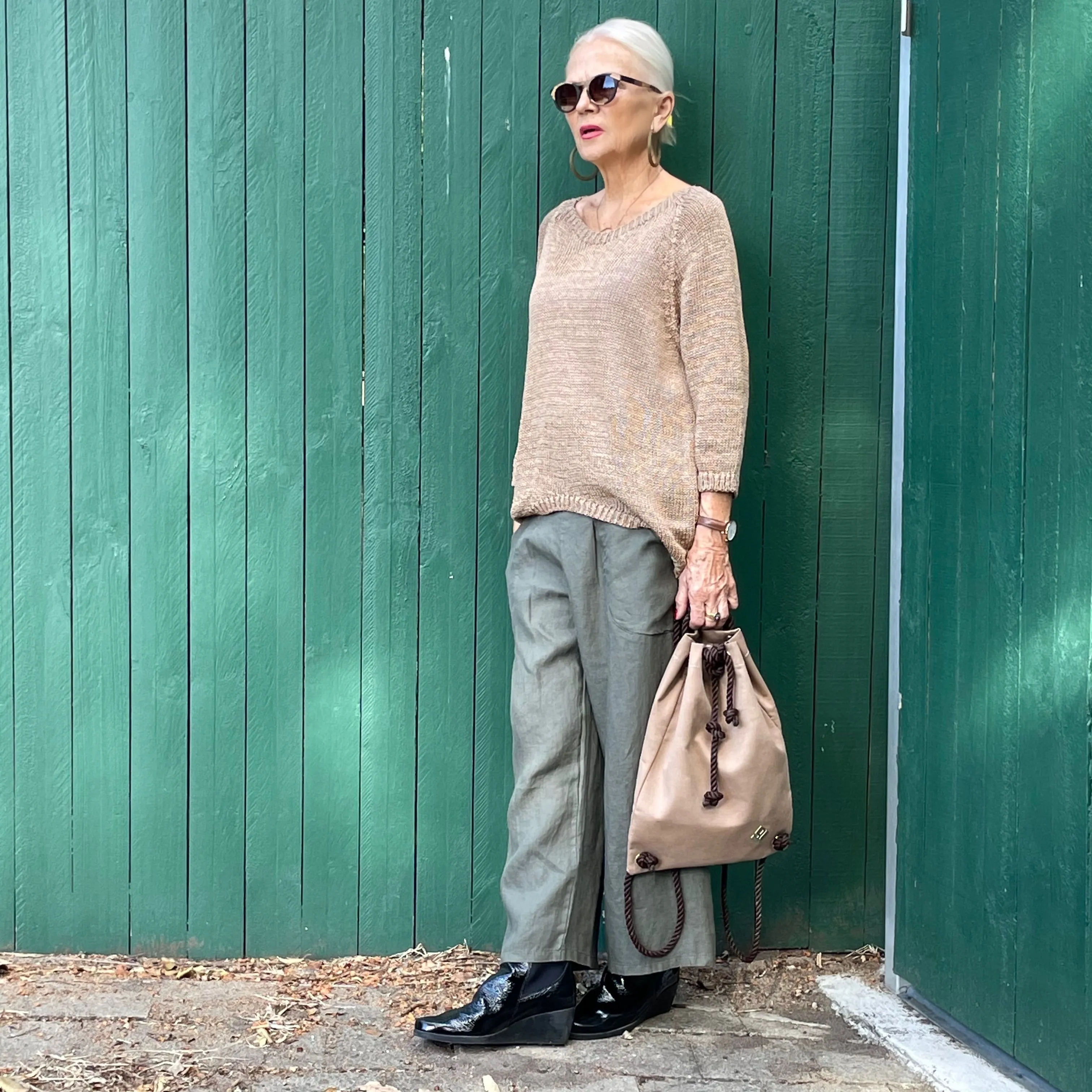 Open Back Pullover
