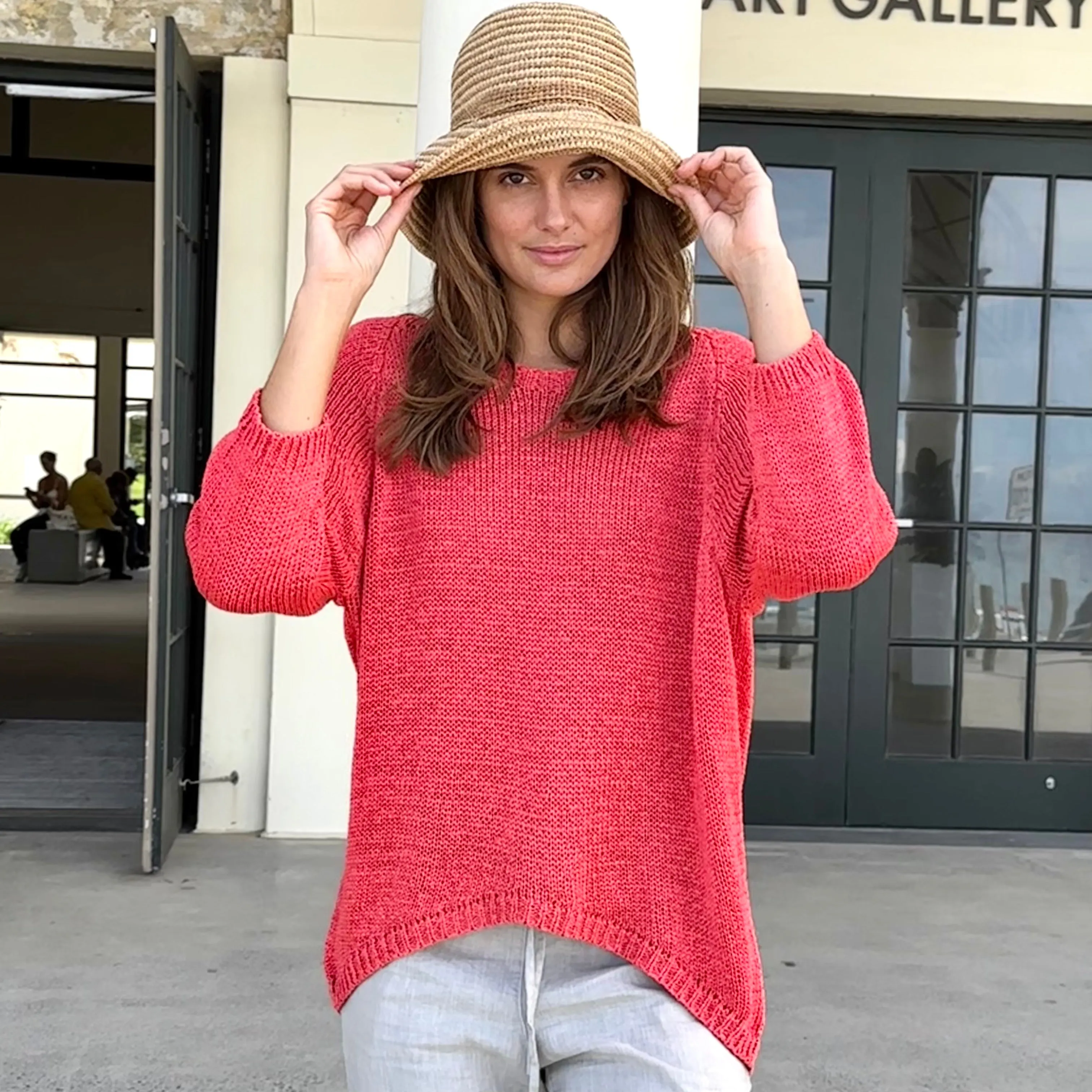 Open Back Pullover