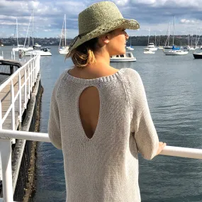 Open Back Pullover