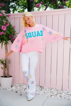 PINK STAR SQUAD PULLOVER