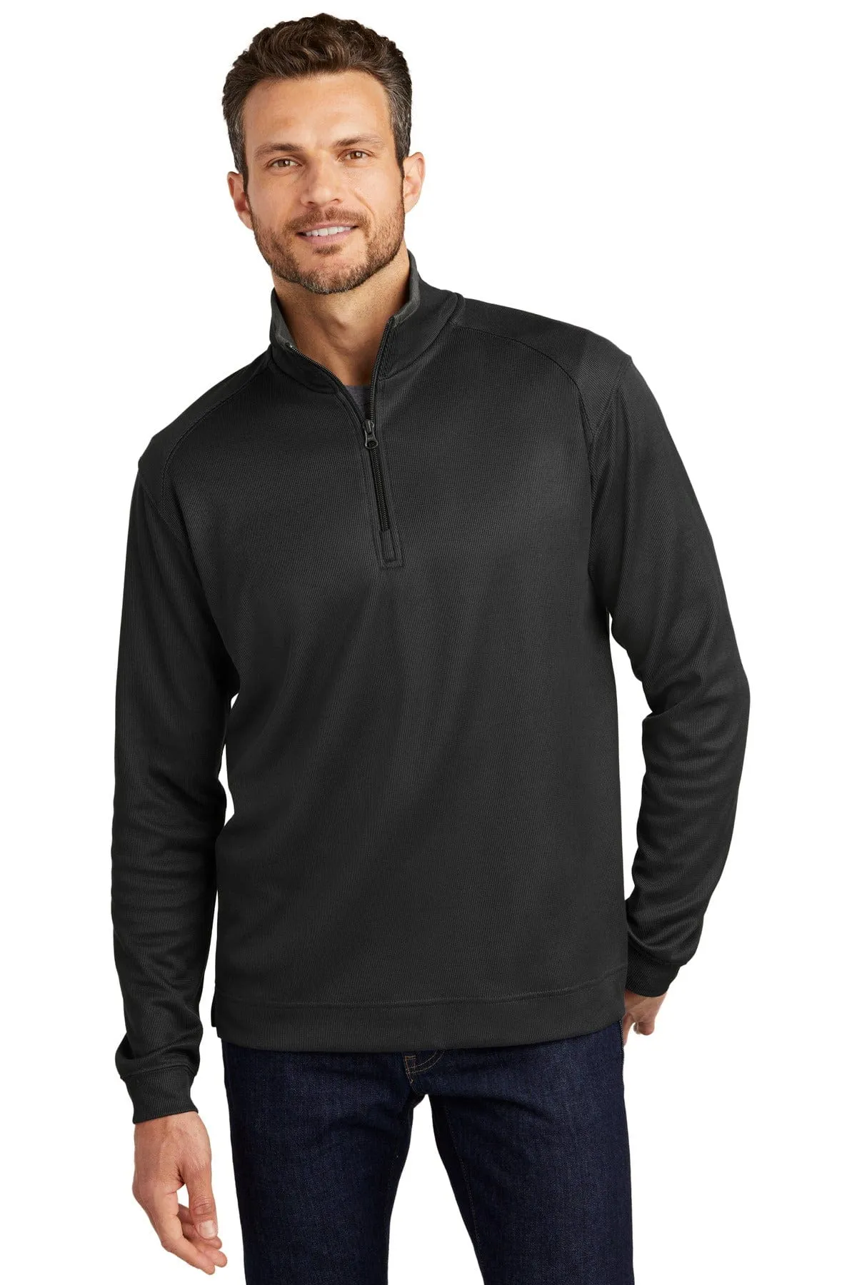 Port Authority ®  Vertical Texture 1/4-Zip Pullover. K805