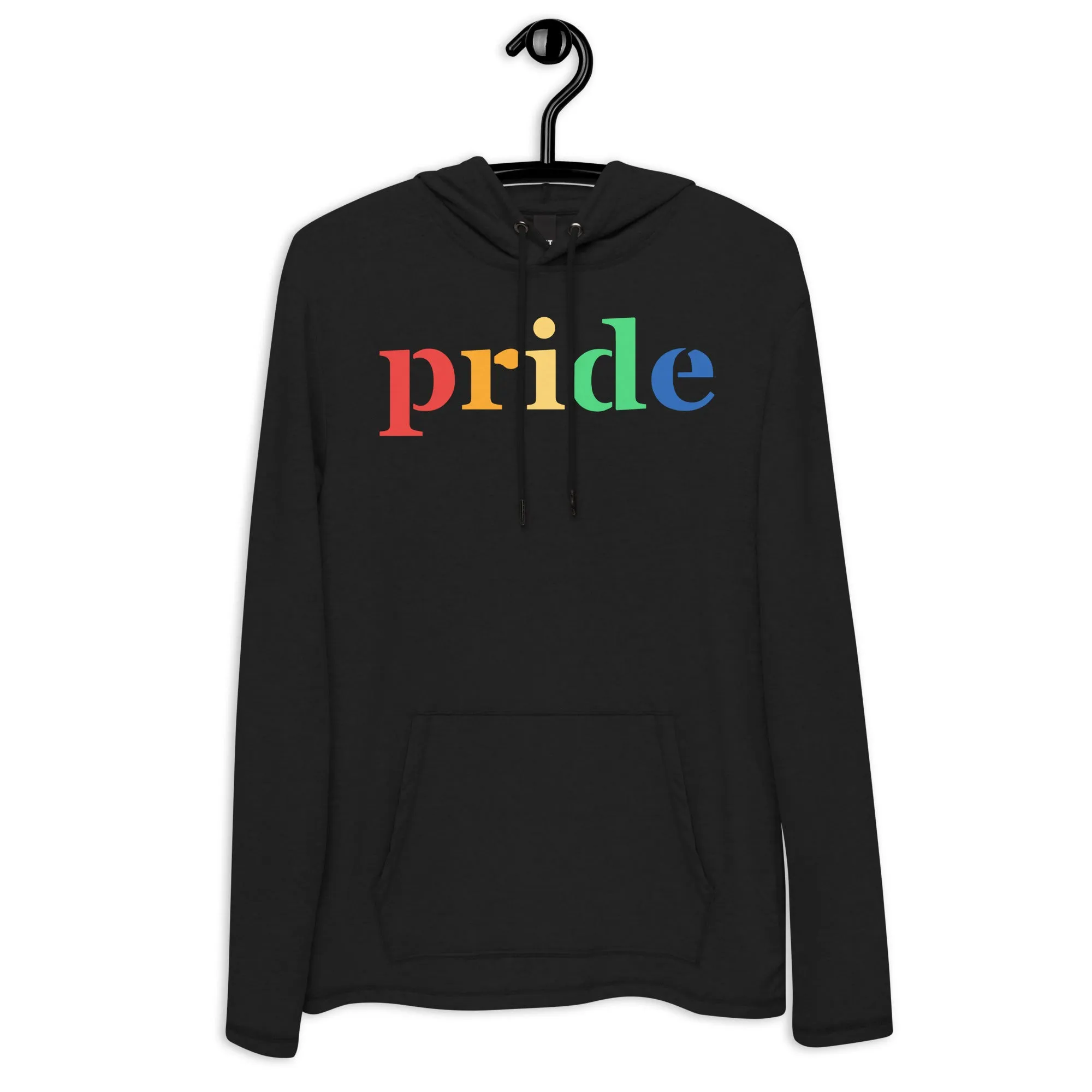 pride rainbow - Unisex Lightweight Hoodie, comfy, cozy, soft, pullover