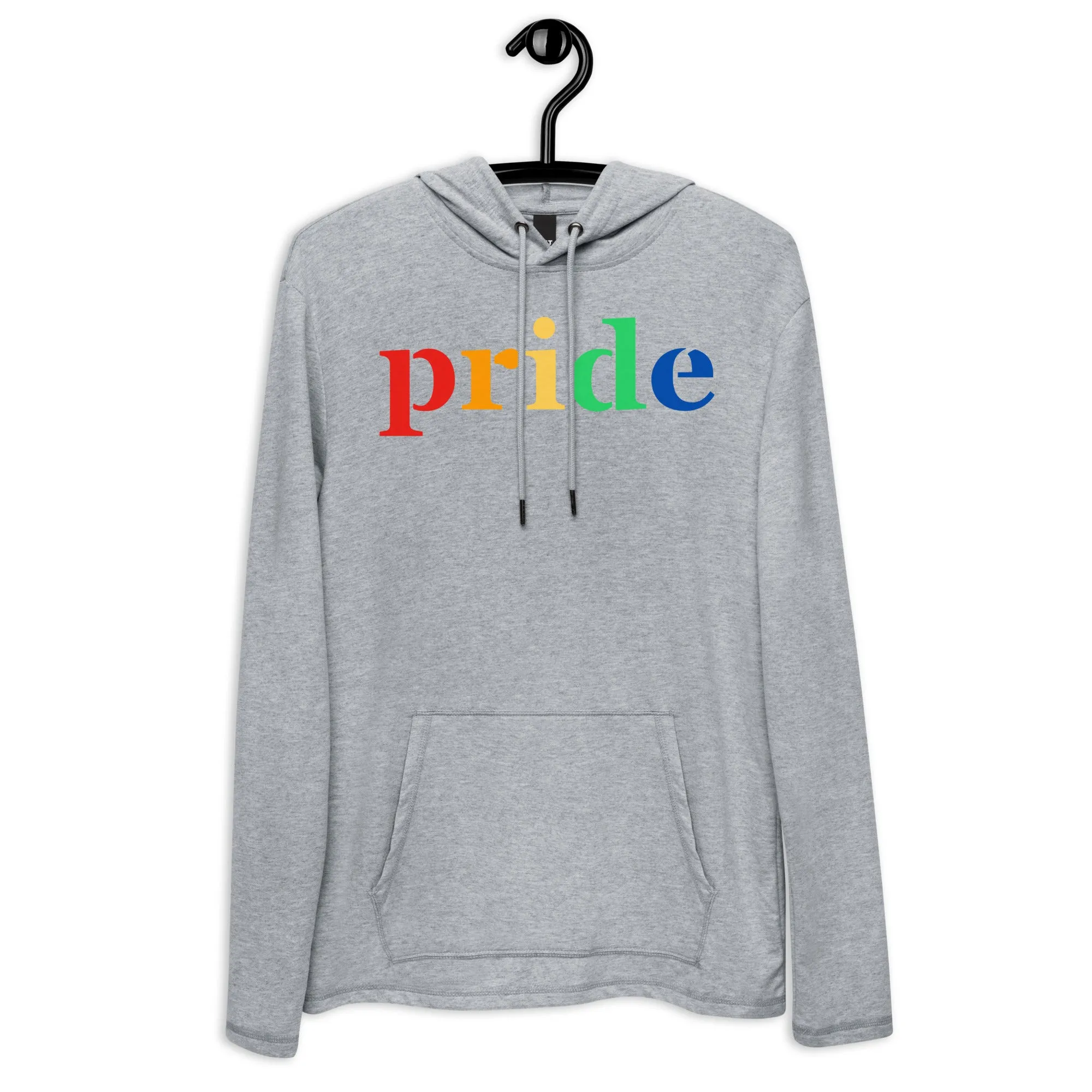pride rainbow - Unisex Lightweight Hoodie, comfy, cozy, soft, pullover