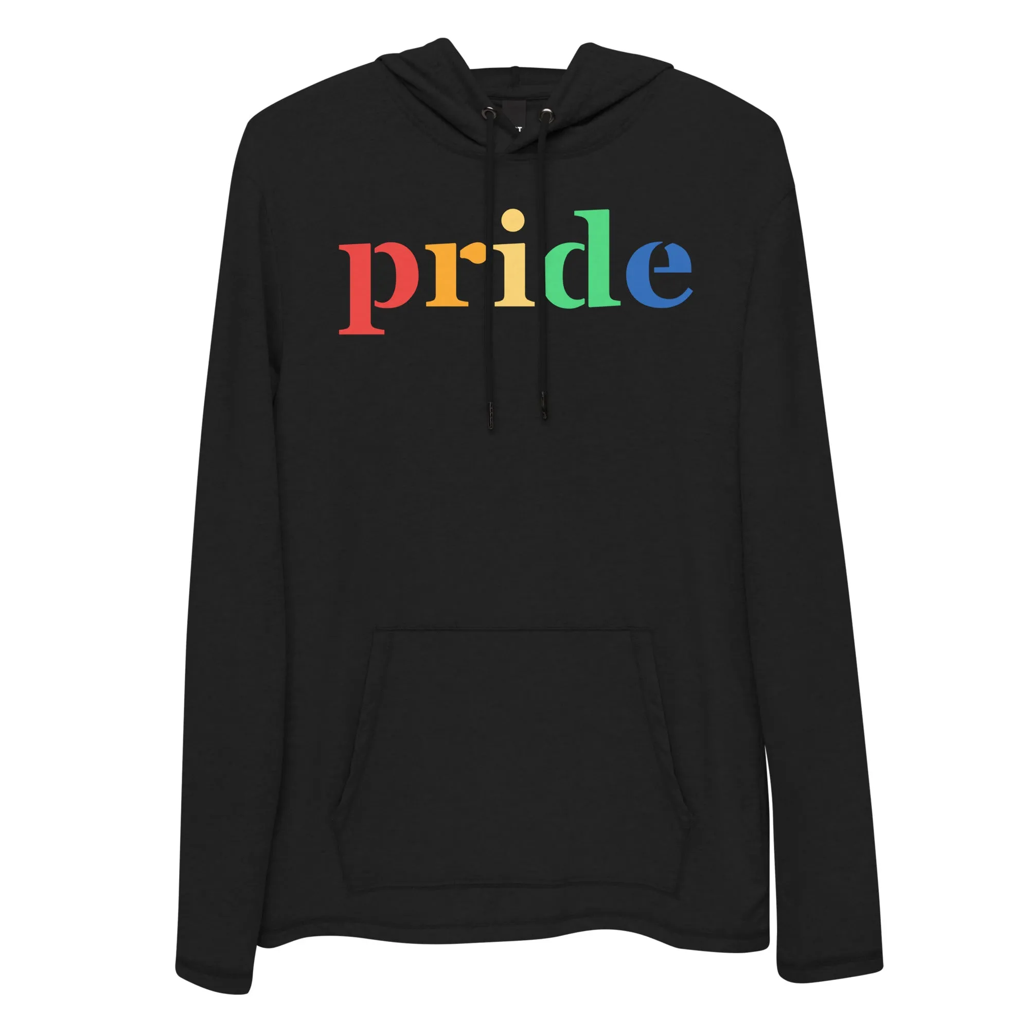 pride rainbow - Unisex Lightweight Hoodie, comfy, cozy, soft, pullover