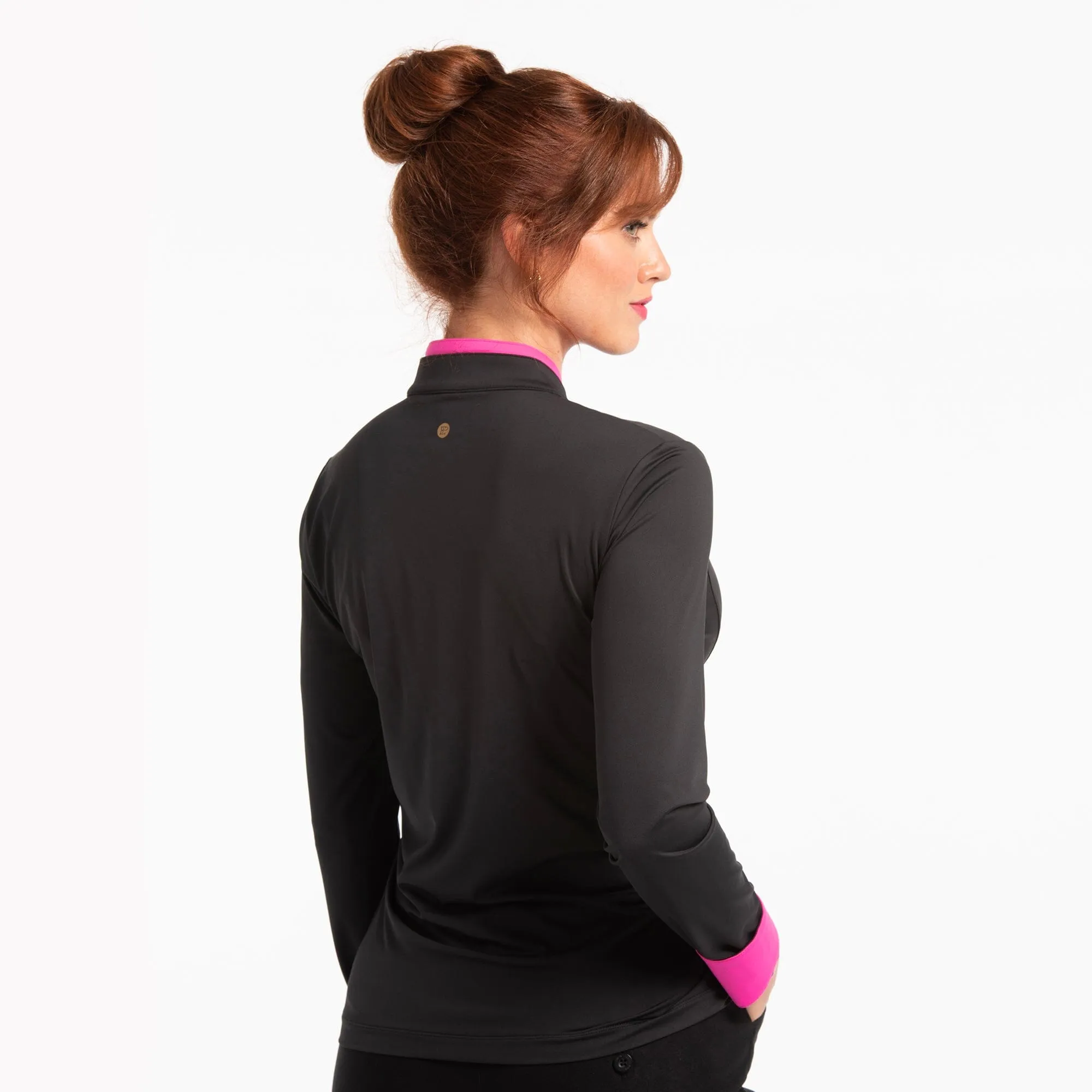 PULLOVER W/ CONTRAST COLLAR