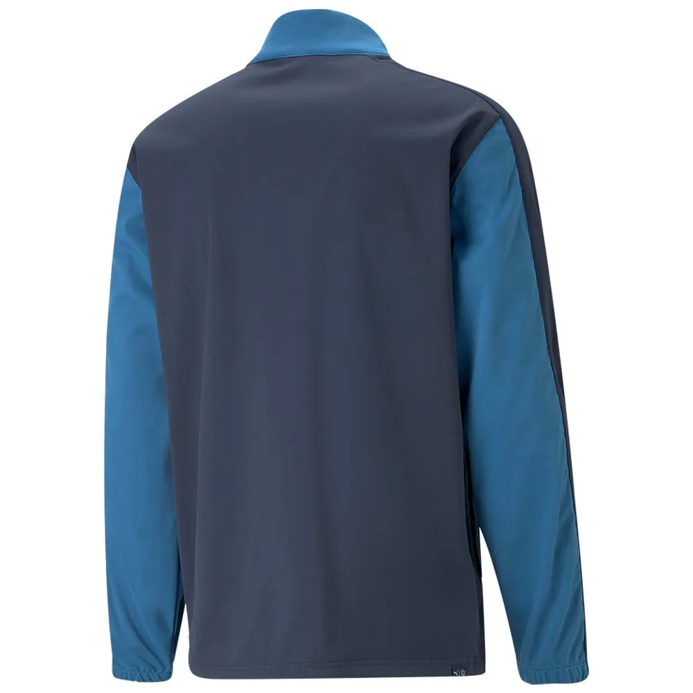 Puma Momentum Woven 1/4 Zip Pullover - Lake Blue/Navy Blazer